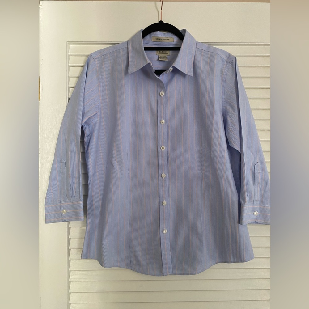 L.L Bean Wrinkle-Free Classic Oxford Shirt